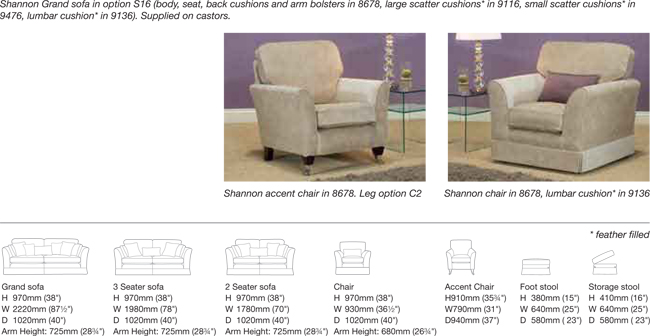 Alstons Shannon Spec Sheet